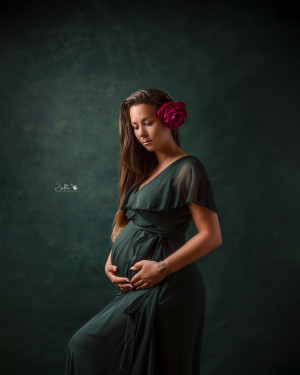 Green Fine Art zwanger Jelkafotografie