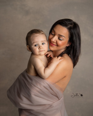 One year old and mommy Jelkafotografie