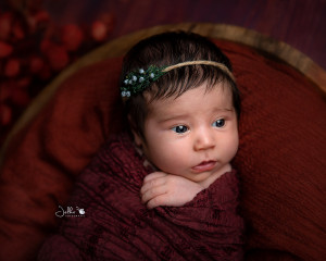 Open ogen newborn Jelkafotogrfie